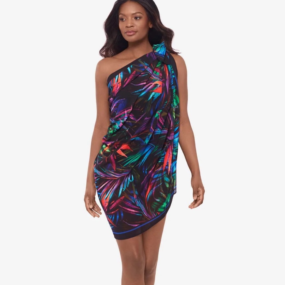 Miraclesuit Pareo Coverup Jungle One Size NEW